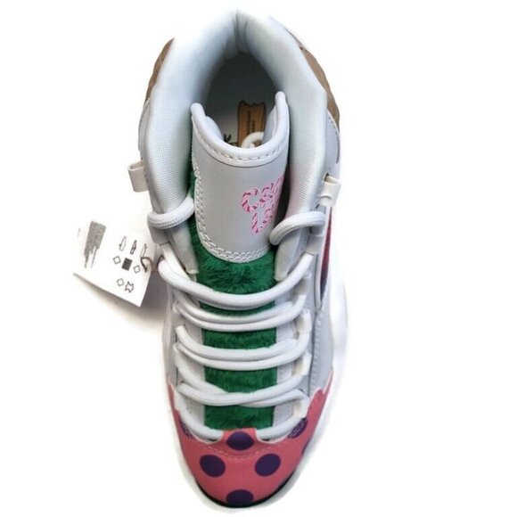 Reebok Size 4.5 Question Mid Candy Land x Hasbro Iverson Rainbow Trail GZ0081 - Picture 3 of 9